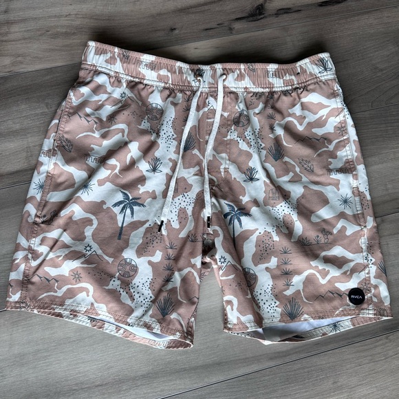 ❗️RVCA ATLAS ELASTIC WAIST BOARDSHORTS 17" - Picture 11 of 13
